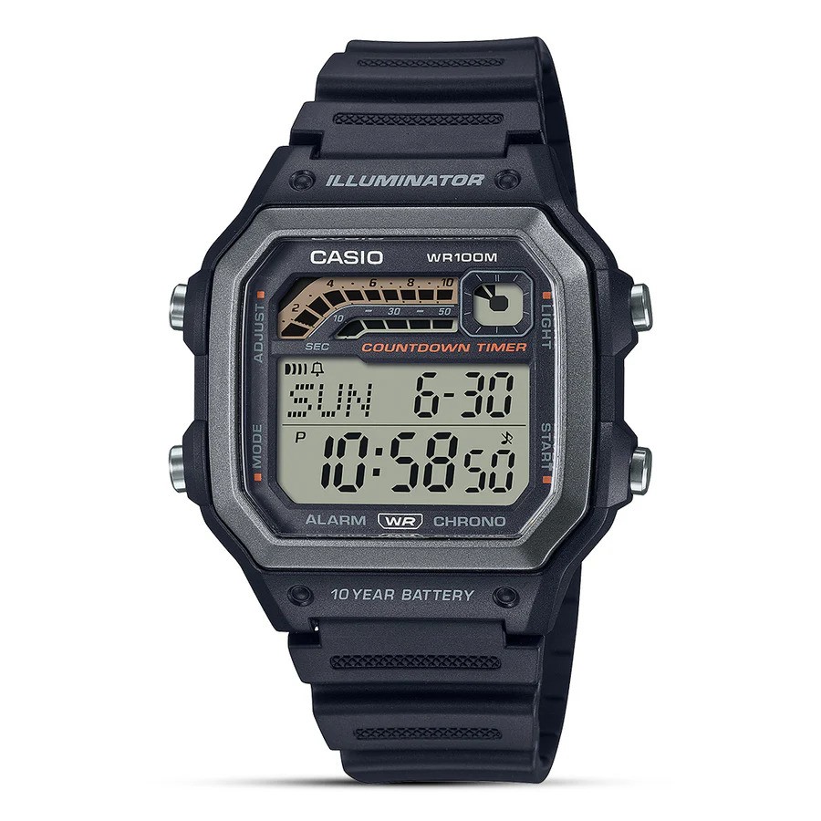 Casio Illuminator Digital Resin Band Men's Watch