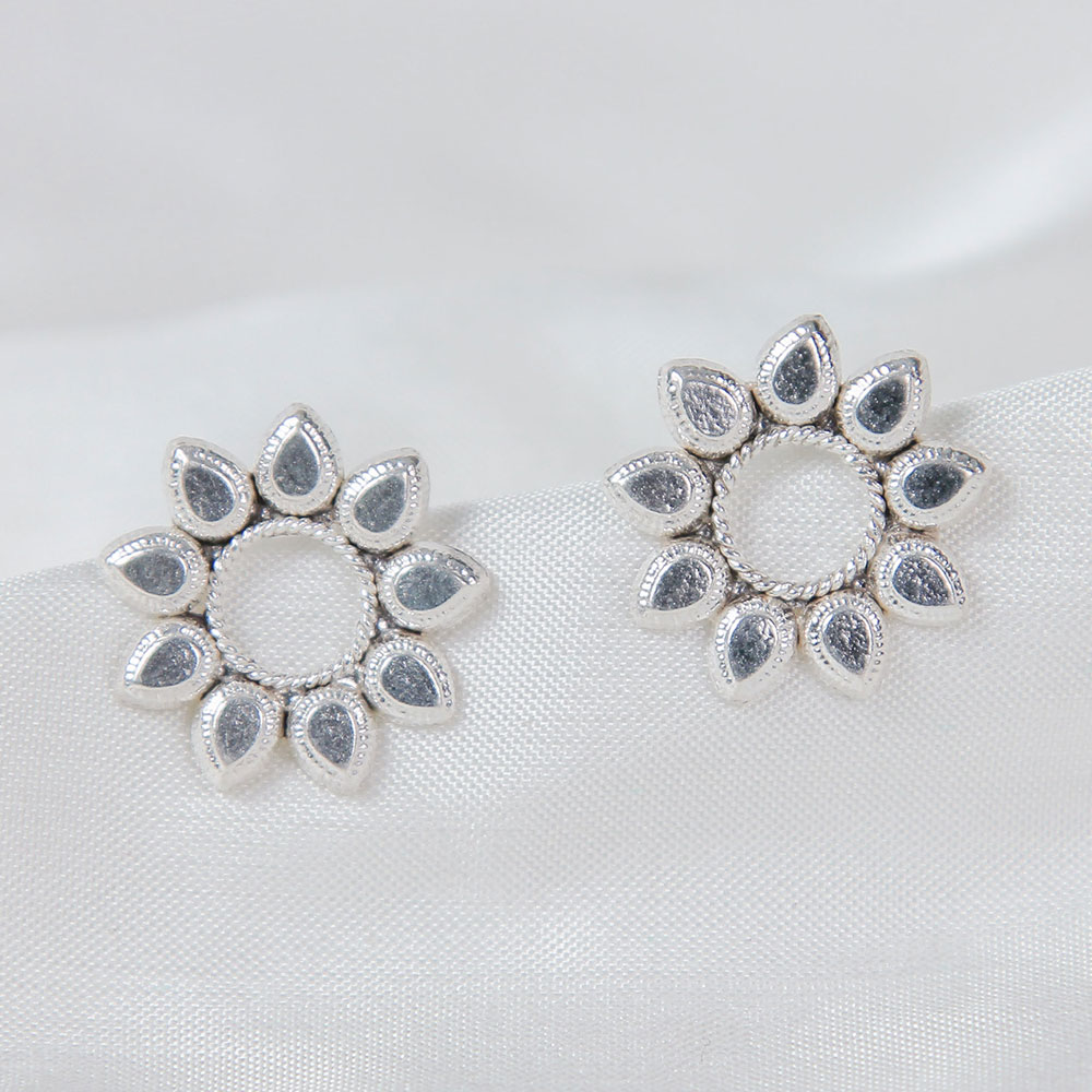 Azalea Silver Earrings