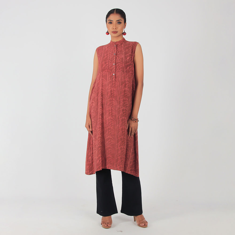 Mina lobata long Kurti